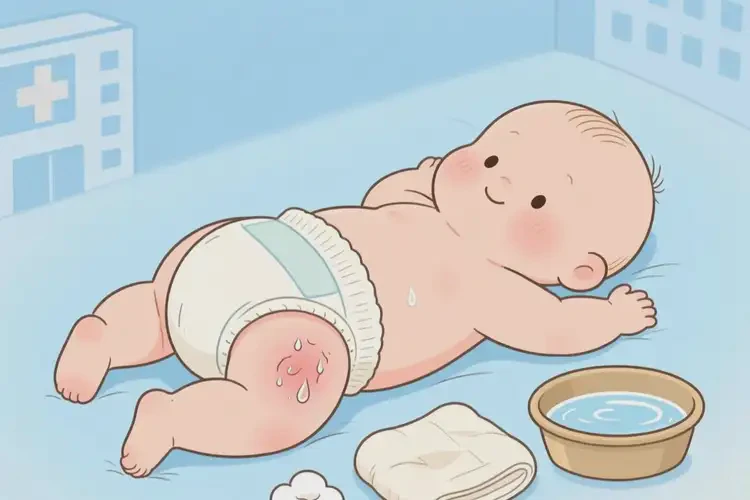 小兒屁股上有濕疹可以徹底自愈嗎(圖3)