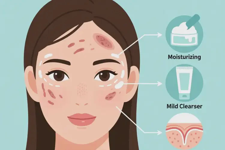 女人面部經(jīng)常起濕疹能夠徹底治愈嗎(圖2)