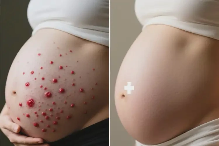 孕婦肚子經(jīng)常長(zhǎng)濕疹不管它會(huì)自己自愈嗎(圖1)