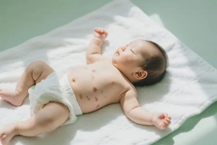 新生儿肚子长湿疹能彻底自愈吗(图3)