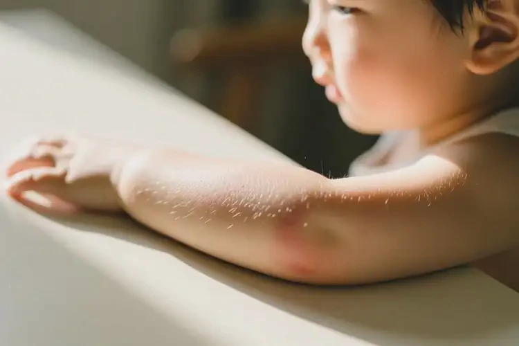 小孩手臂上偶爾起濕疹不管它會(huì)自己好嗎(圖3)