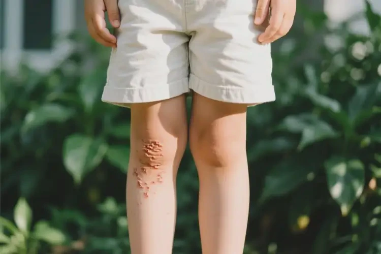 小學生大腿經(jīng)常起濕疹能不能徹底自愈(圖1)