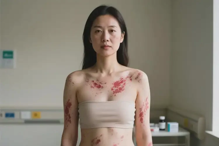 女性全身經(jīng)常起濕疹不管它會(huì)自己自愈嗎(圖3)