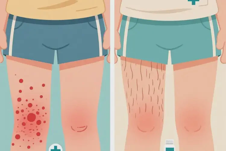 兒童大腿上偶爾起濕疹不管它會(huì)自己好嗎(圖2)