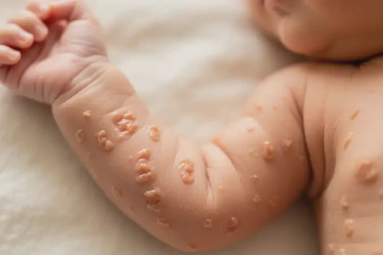 嬰兒手臂上出濕疹不管它會自己好嗎(圖2)
