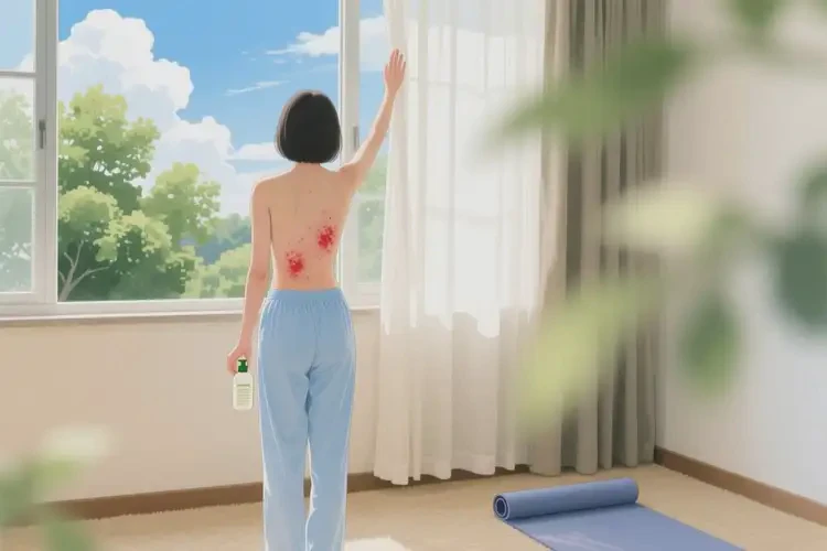 大學(xué)生肚子起濕疹可不可以徹底自愈(圖2)