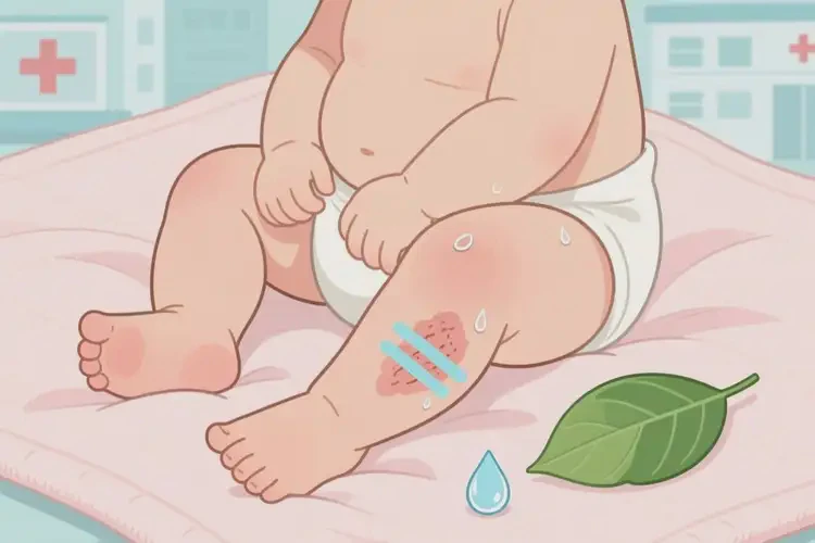 寶寶小腿偶爾起濕疹能夠徹底治愈嗎(圖3)