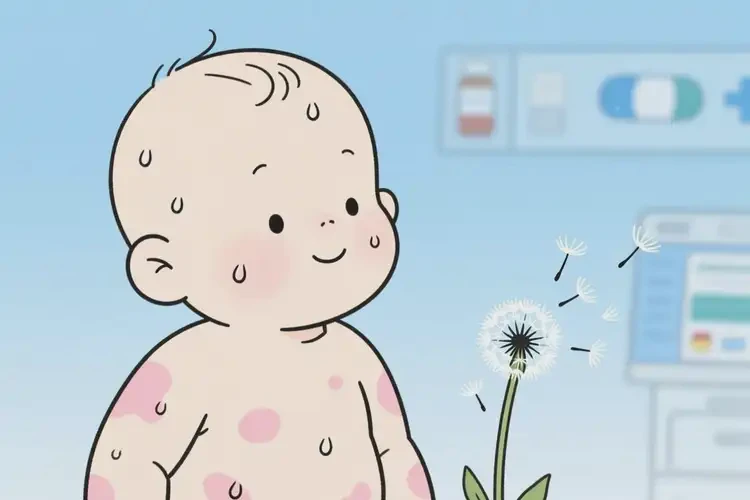 新生兒全身有濕疹不管它會自己痊愈嗎(圖3)