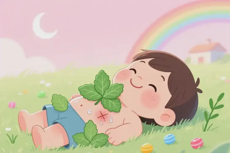 少兒肚子出現(xiàn)濕疹可不可以徹底自愈(圖2)