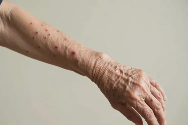 老年人手臂偶爾長濕疹能徹底自愈嗎(圖2)