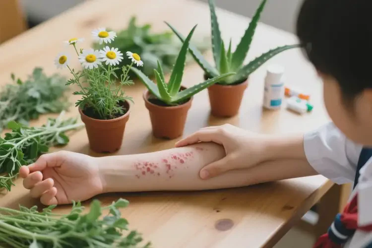 中学生手臂起湿疹能够彻底治愈吗(图2)