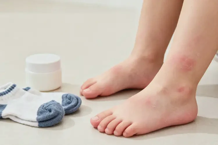 小孩脚上有湿疹能靠自己自愈吗(图4)