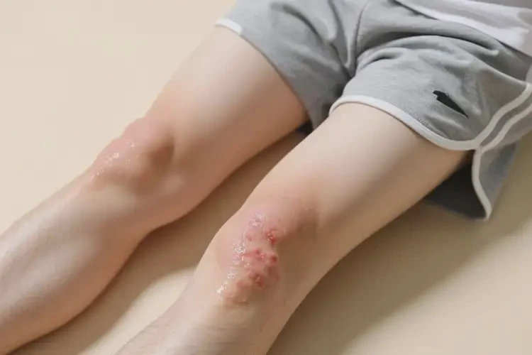 大學(xué)生小腿偶爾長(zhǎng)濕疹不管它會(huì)自己好嗎(圖2)