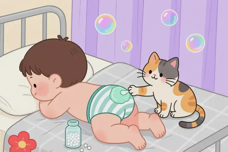 少兒屁股出濕疹能靠自己自愈嗎(圖1)