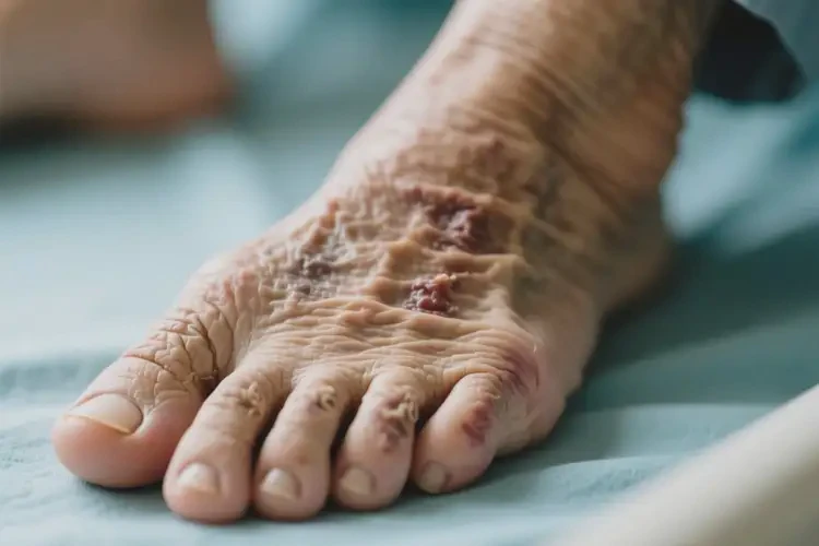 老年人脚上出湿疹不管它会自己好吗(图3)