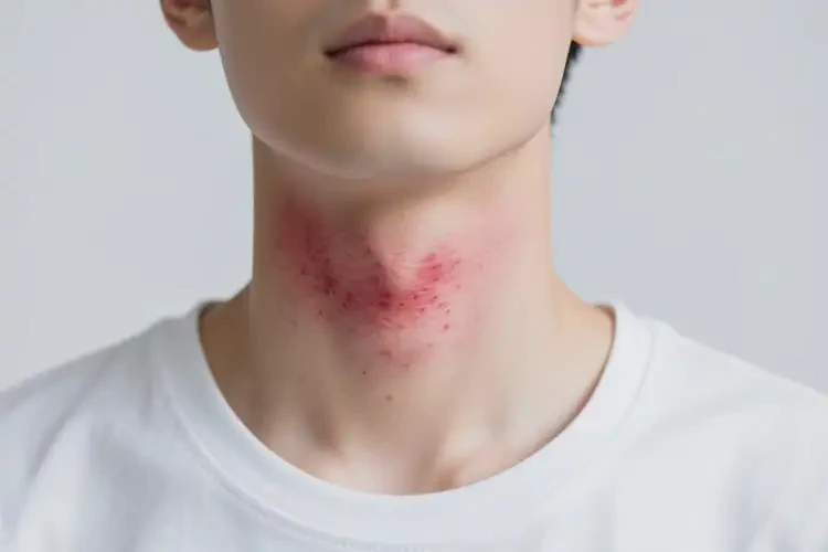 男生脖子上起濕疹能靠自己自愈嗎(圖4)