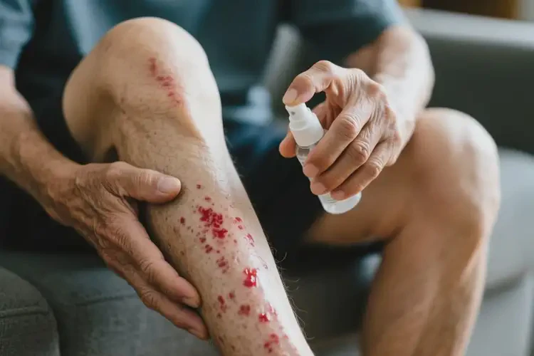 老年人小腿出濕疹能徹底自愈嗎(圖3)