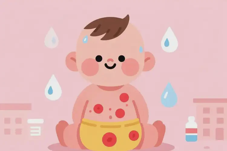 幼兒屁股上起濕疹不管它會(huì)自己痊愈嗎(圖1)