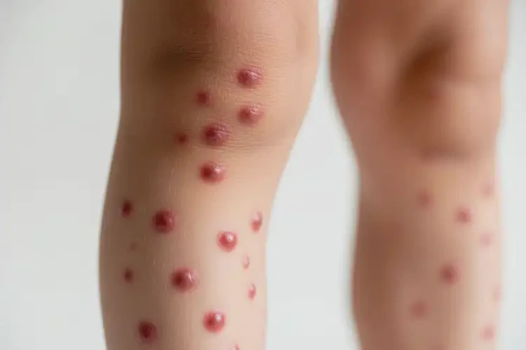 小孩小腿有濕疹不管它會(huì)自己痊愈嗎(圖4)