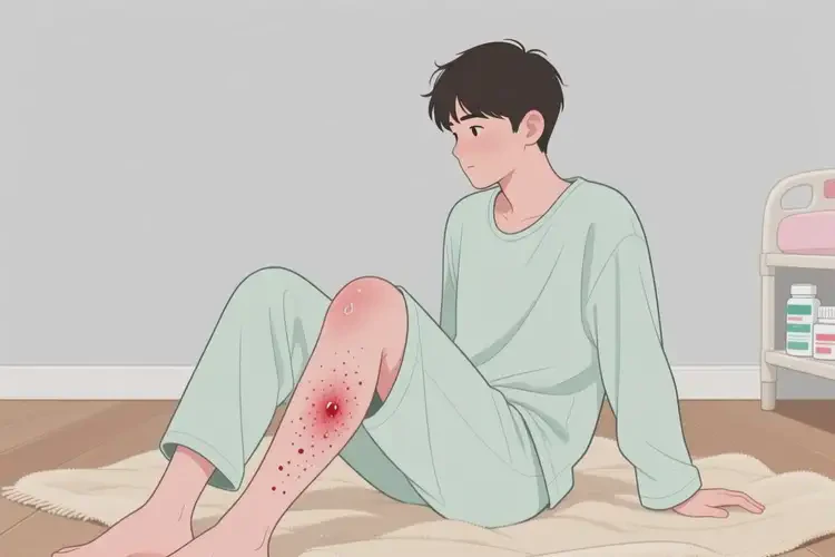 青年人大腿上偶爾起濕疹能徹底自愈嗎(圖4)