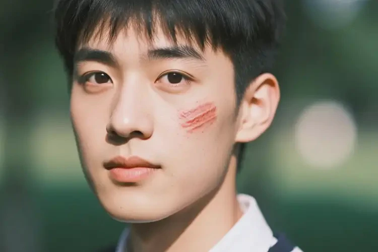 大學(xué)生臉上出現(xiàn)濕疹不管它會自己痊愈嗎(圖1)