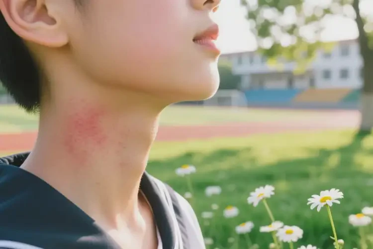 中学生脖子偶尔长湿疹可以彻底自愈吗(图4)