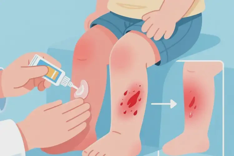 兒童小腿出濕疹能夠徹底治愈嗎(圖4)