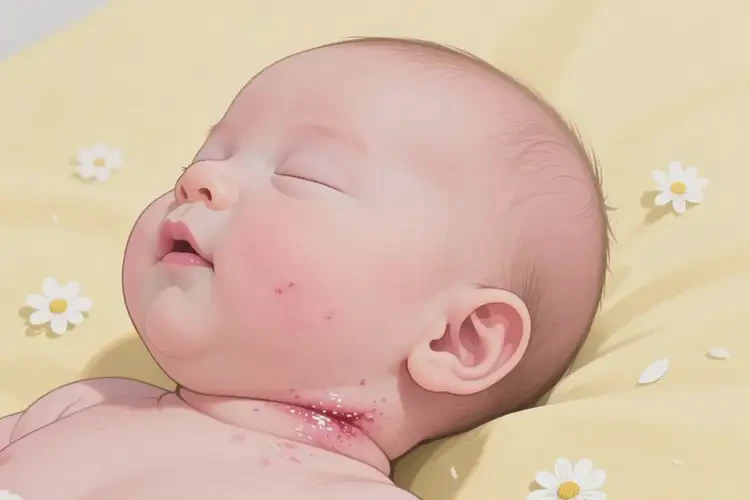 宝宝脖子偶尔长湿疹不管它会自己痊愈吗(图2)