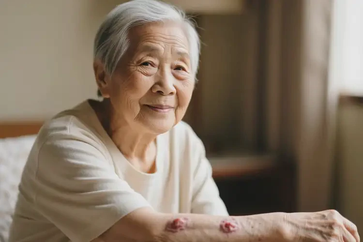 老人身上偶爾長濕疹能夠徹底治愈嗎(圖3)