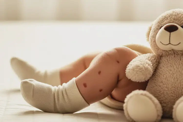 嬰幼兒大腿上出現(xiàn)濕疹能夠徹底治愈嗎(圖2)