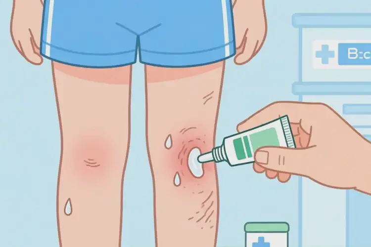 小孩大腿上起濕疹能夠徹底治愈嗎(圖4)