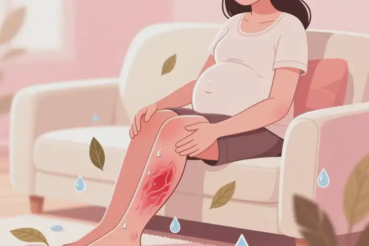 孕婦小腿上出濕疹不管它會自己自愈嗎(圖3)