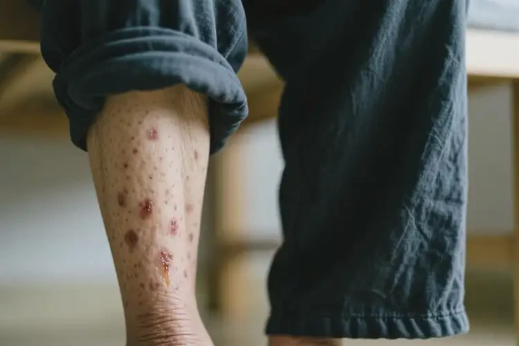 老年人身上長濕疹不管它會自己痊愈嗎(圖2)