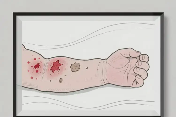 新生兒手臂經(jīng)常起濕疹可不可以徹底自愈(圖2)