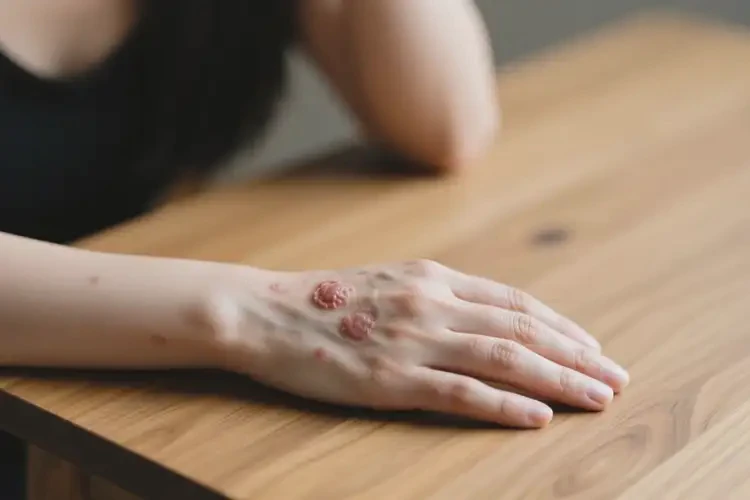 女人手上有濕疹不管它會(huì)自己好嗎(圖3)