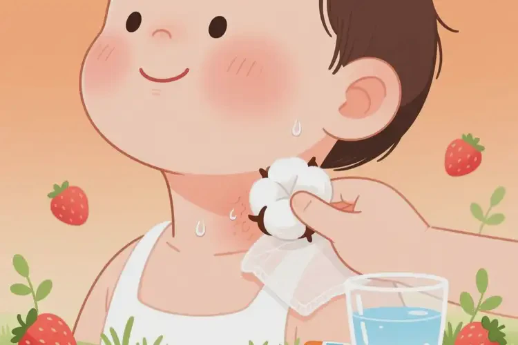 少兒脖子有濕疹可以徹底自愈嗎(圖1)