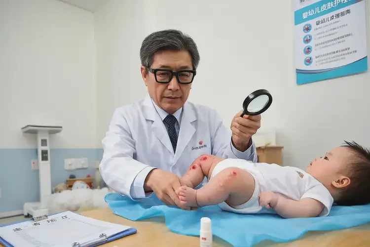 嬰幼兒小腿上容易起濕疹不管它會自己好嗎(圖2)