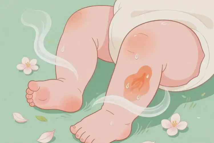 嬰幼兒大腿上起濕疹不管它會自己痊愈嗎(圖2)