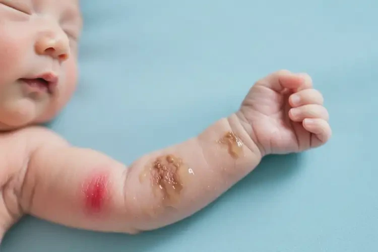 新生兒手臂上容易長濕疹可不可以徹底自愈(圖2)