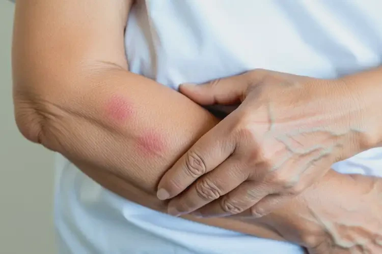 老年人手臂上起濕疹可不可以徹底自愈(圖3)