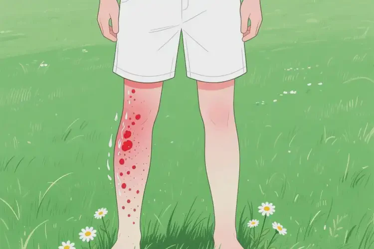 青年人大腿上偶爾起濕疹能徹底自愈嗎(圖2)