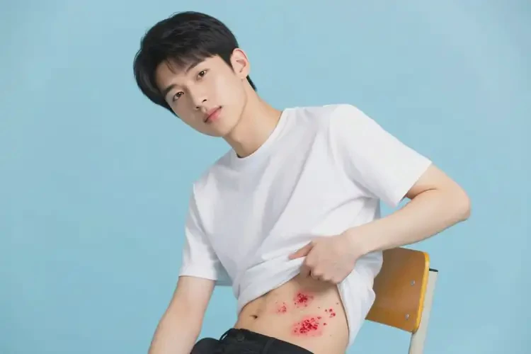 大學(xué)生肚子上起濕疹不管它會自己自愈嗎(圖3)