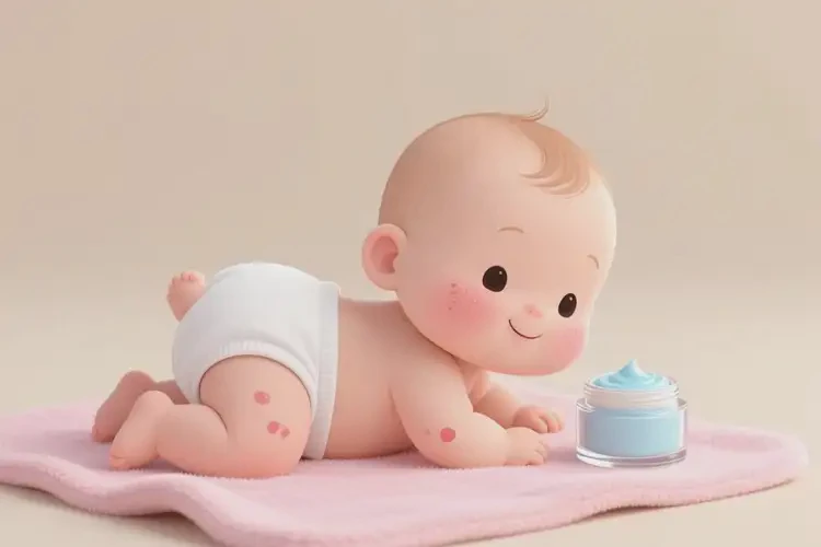 小兒屁股有濕疹可以徹底自愈嗎(圖3)