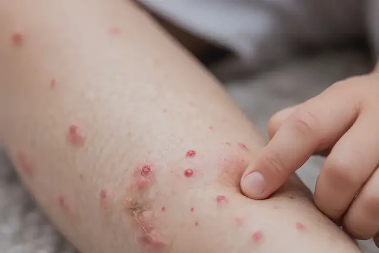 孩子小腿出濕疹能夠徹底治愈嗎(圖4)