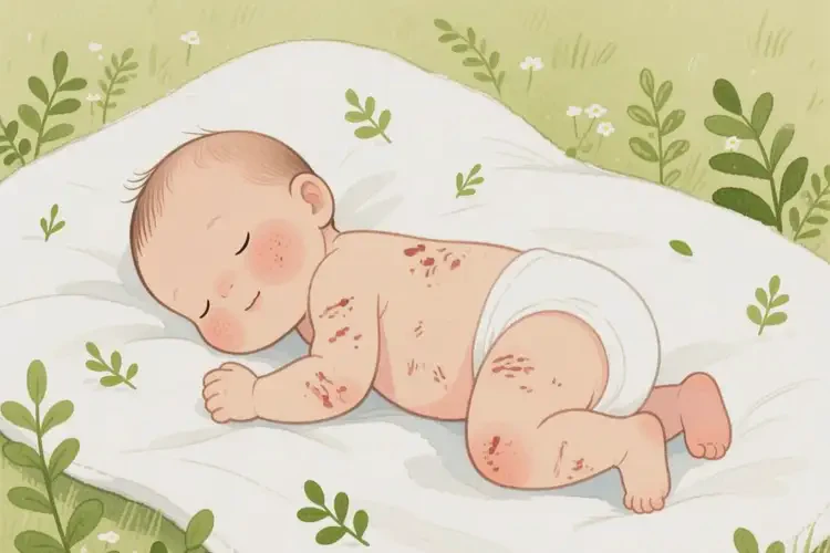 嬰幼兒全身長濕疹能徹底自愈嗎(圖4)