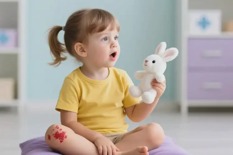 少兒四肢容易起濕疹不管它會自己痊愈嗎(圖1)