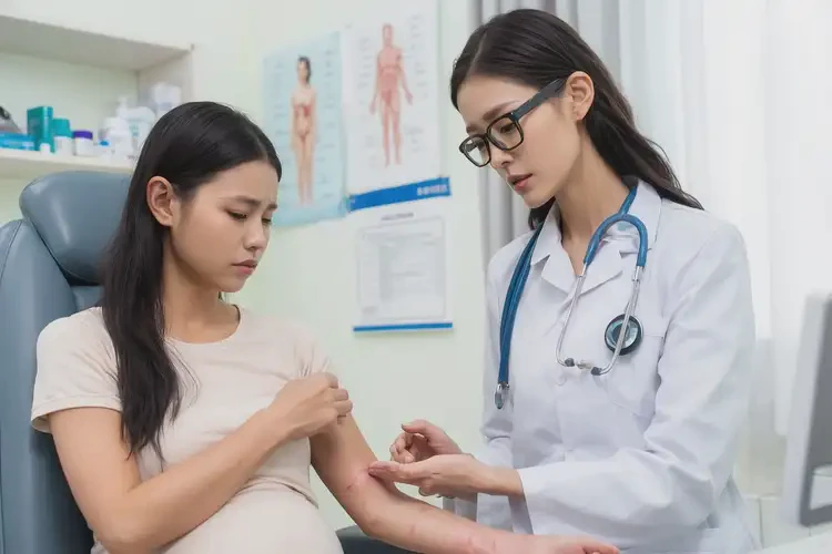 產(chǎn)婦手臂上容易長濕疹能靠自己自愈嗎(圖2)