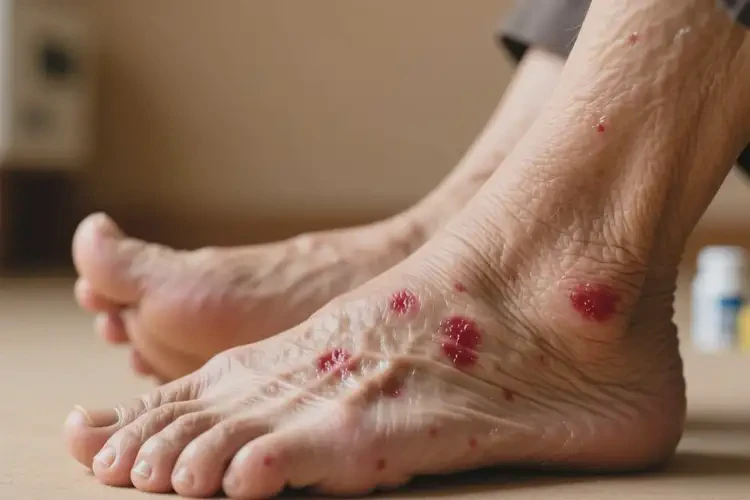 老人腳上偶爾長(zhǎng)濕疹可以徹底自愈嗎(圖3)