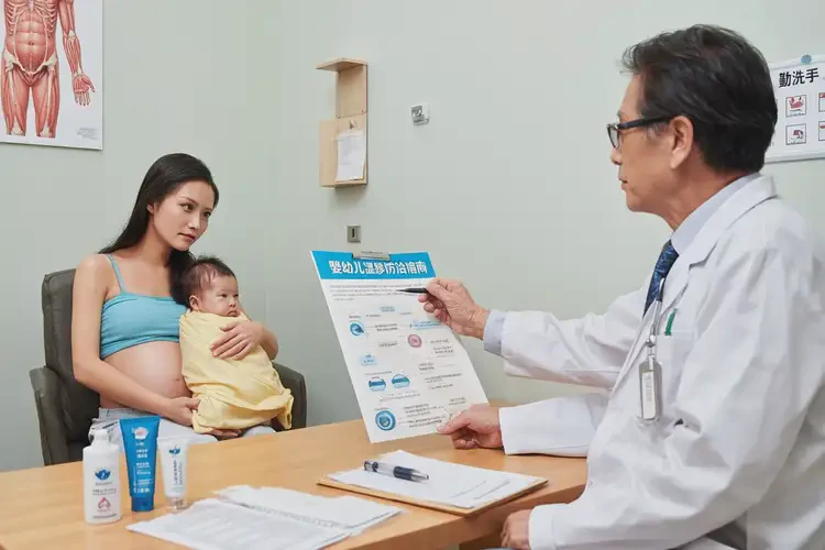 哺乳期媽媽手臂出濕疹能徹底自愈嗎(圖3)