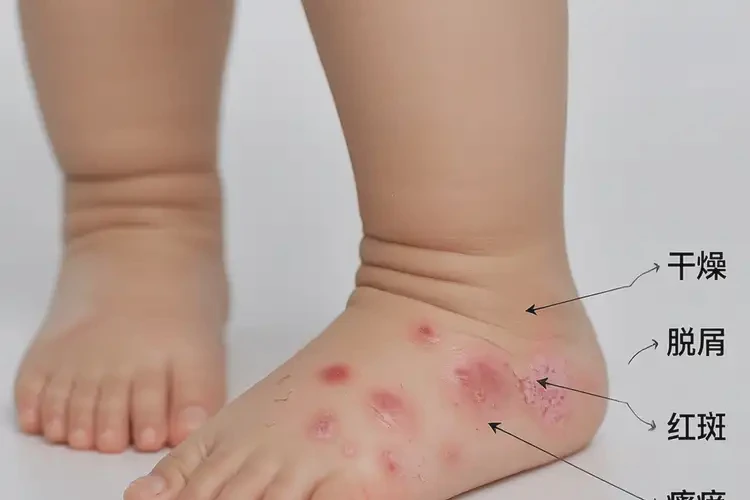 兒童腳上有濕疹不管它會自己好嗎(圖4)